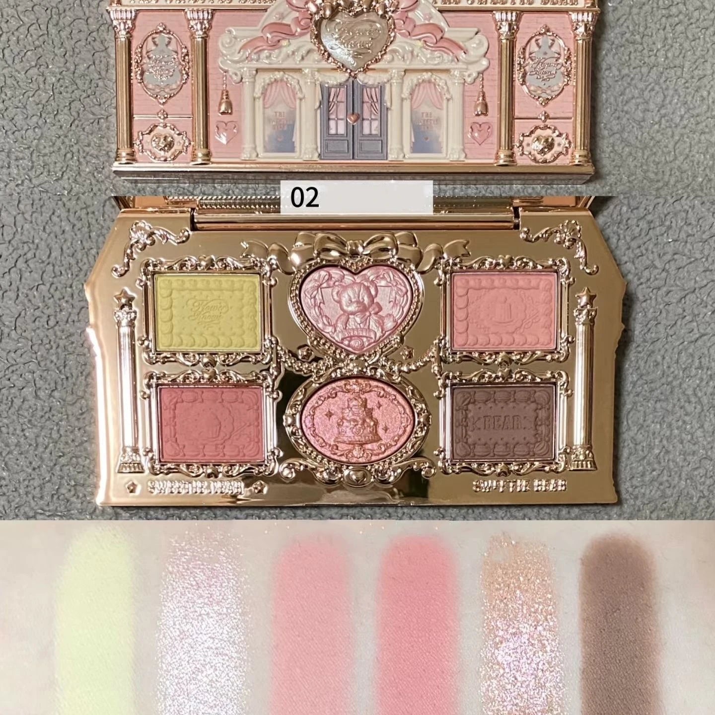 Flowerknows Strawberry Cupid Facial Complexion Palette
