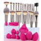 Professional 3 to 20 Piece Makeup Brushes Set - Soft Fluffy Foundation Eyeshadow Concealer Blending Set