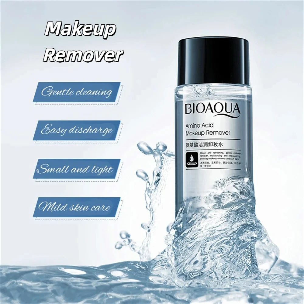 Makeup Remover 50ml - Easy to Use Facial Cleansing Liquid for Lip Eye and Face