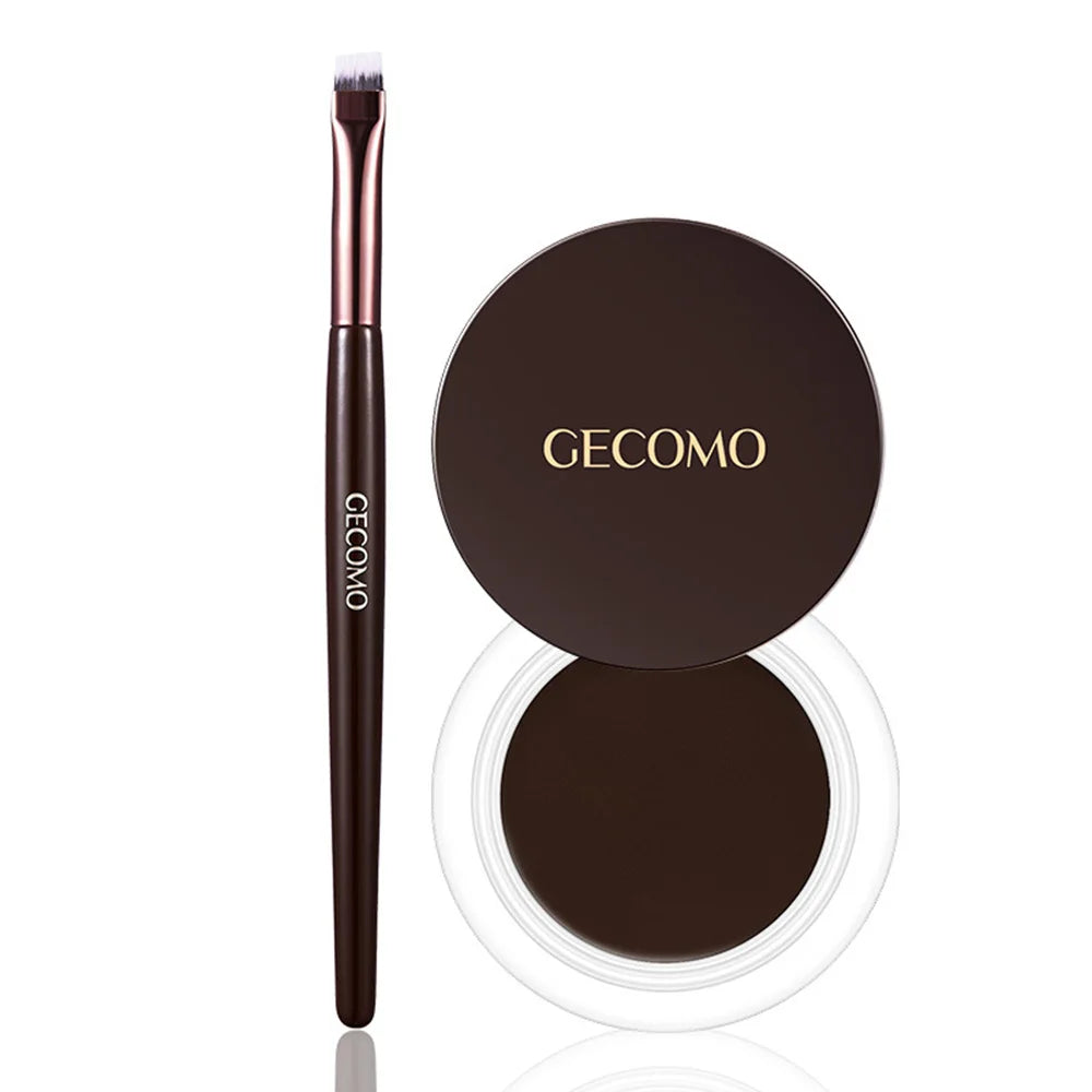 GECOMO Long Wear Matte Eyeliner Gel Cream - Quick Drying Waterproof Eyeliner
