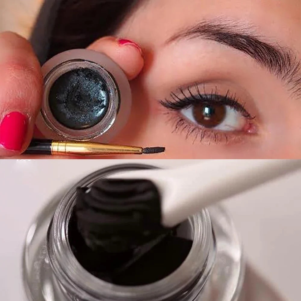 Matte Brown Black Wild Eyebrow Cream - 3D Natural Tint Gel Wax Waterproof Lasting